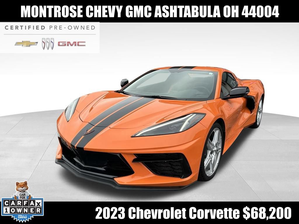 Certified 2023 Chevrolet Corvette Stingray Convertible w/ 1LT