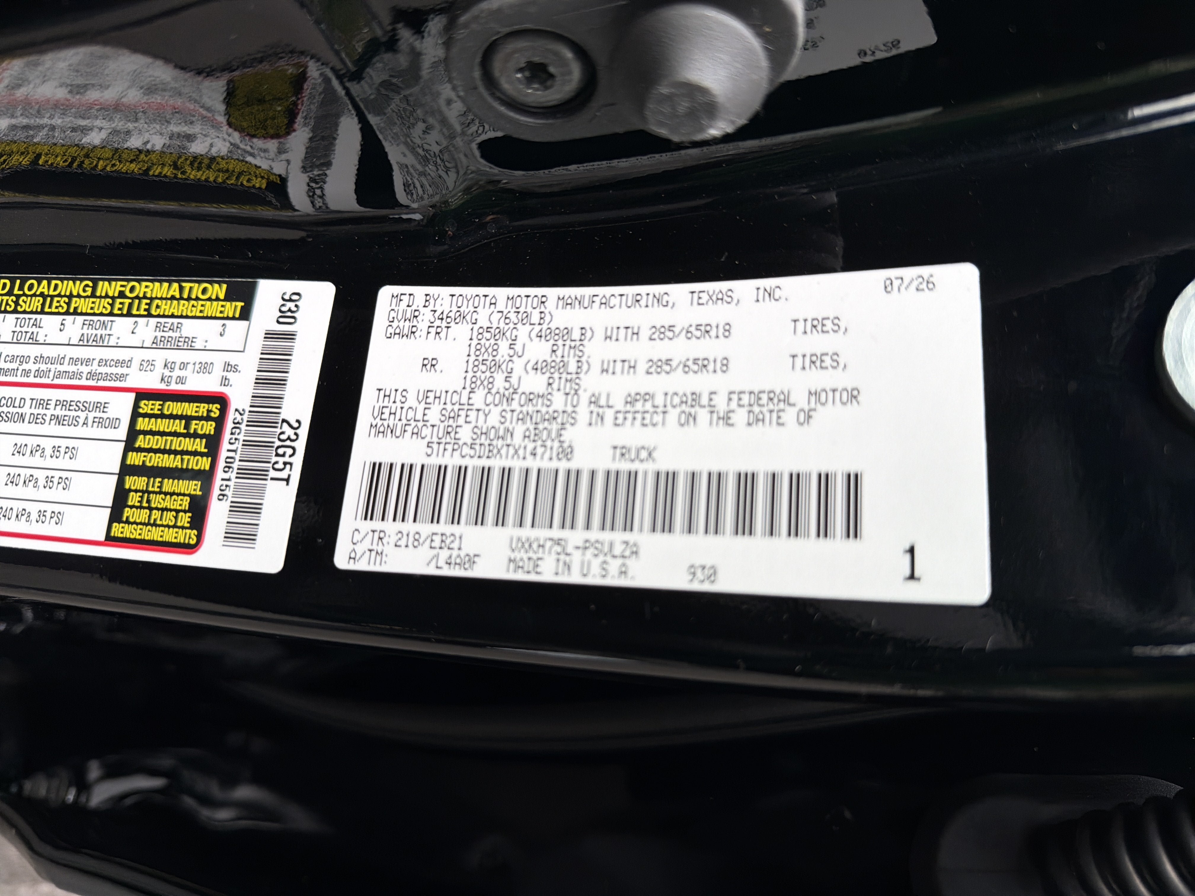 New 2026 Toyota Tundra TRD Pro AWD/4WD image 15