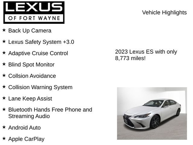 Used 2023 Lexus ES 350 w/ Premium Package image 8