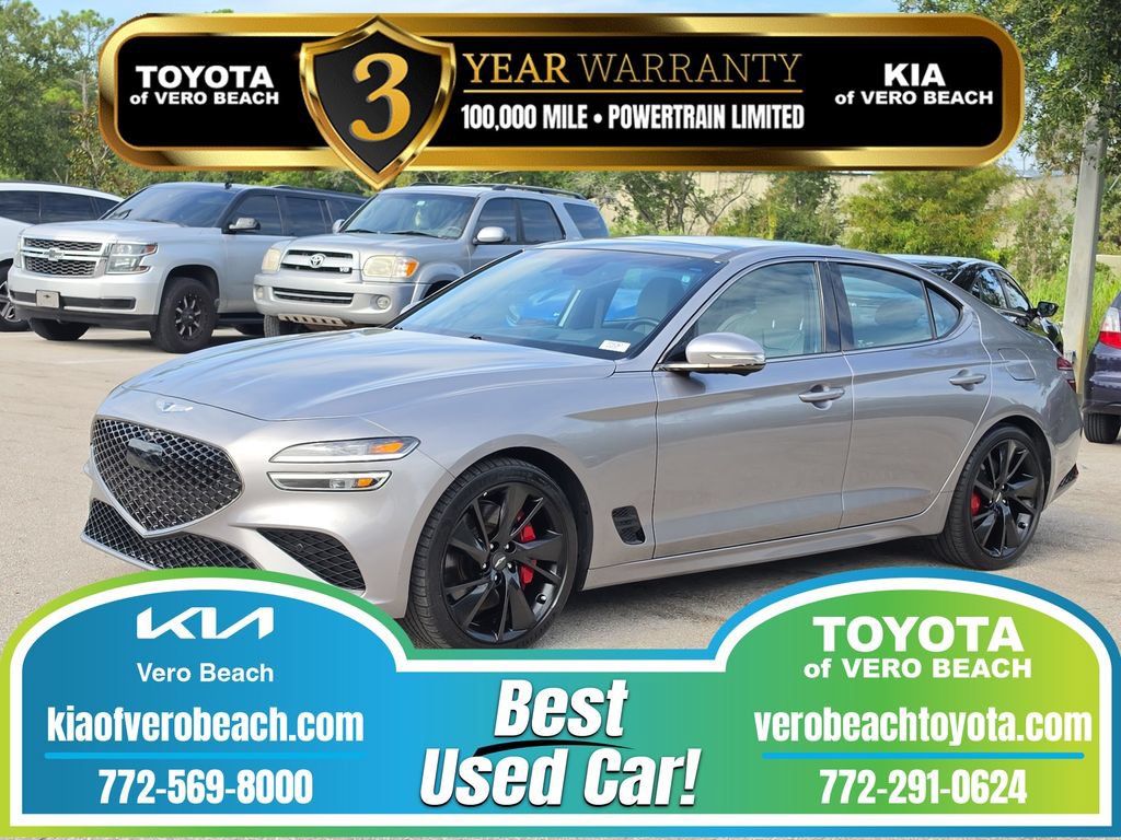 Used 2023 Genesis G70 3.3T w/ Sport Prestige Package RWD image 1