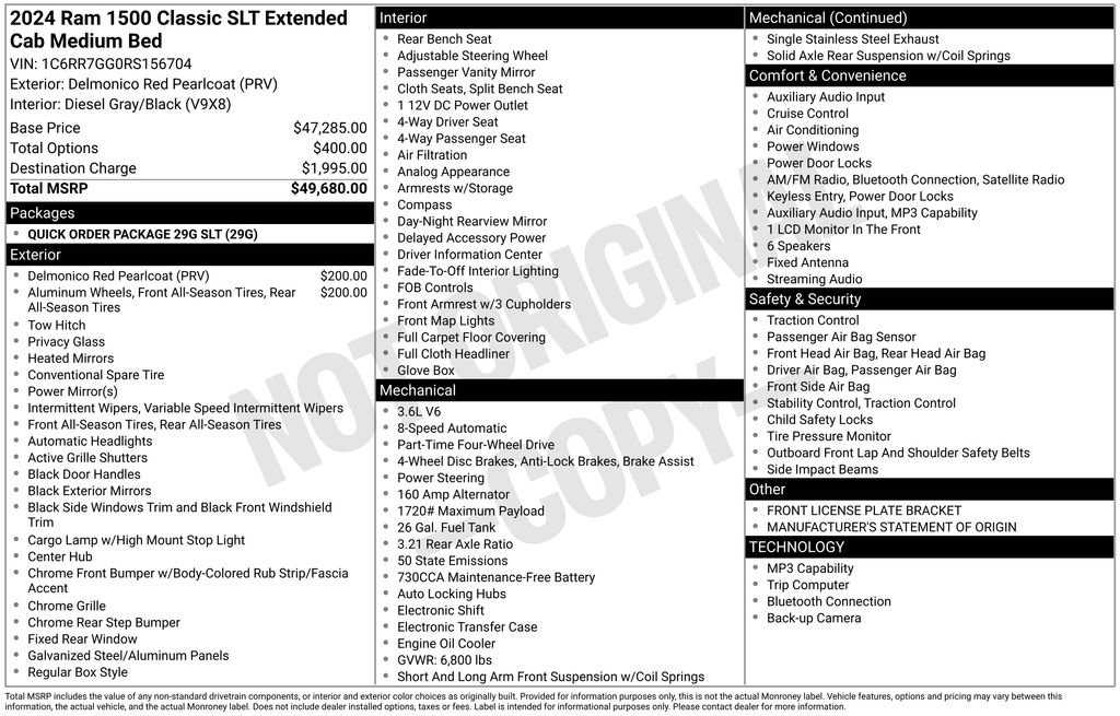 Used 2024 RAM 1500 Classic SLT image 2