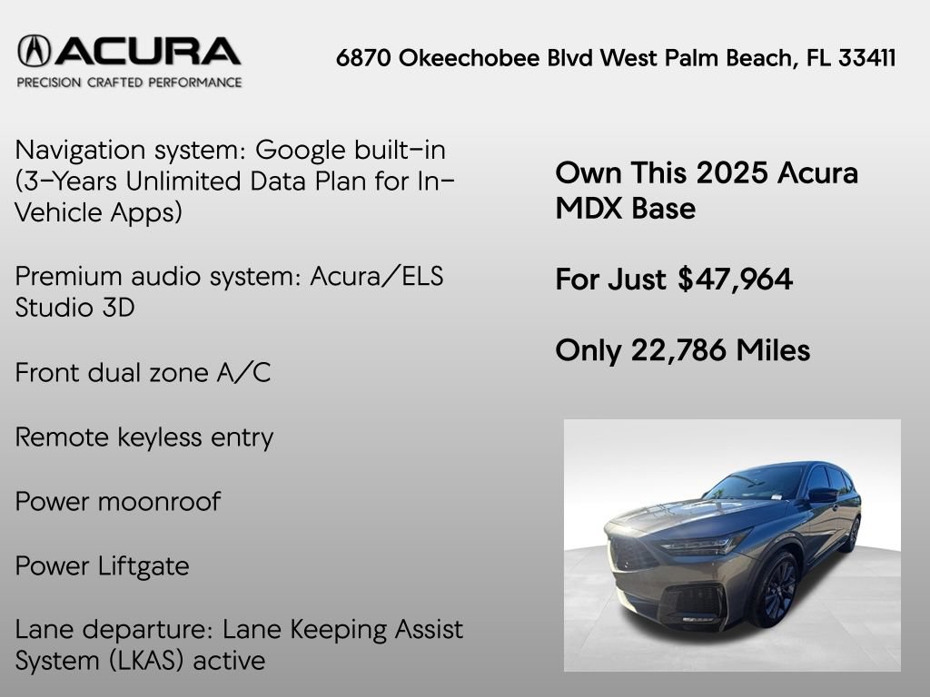 Used 2025 Acura MDX A-Spec AWD/4WD image 7