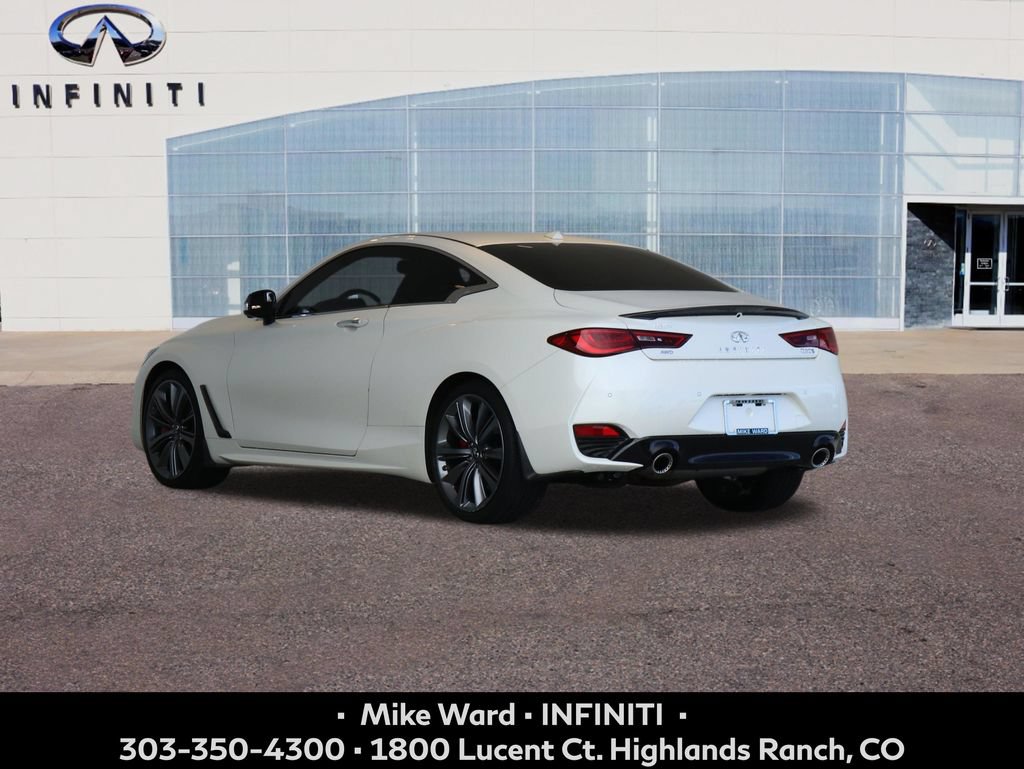 Used 2022 INFINITI Q60 Red Sport 400 w/ Carbon Fiber Package AWD/4WD image 3