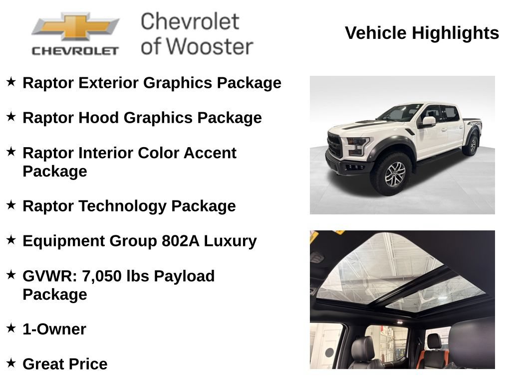 Used 2018 Ford F150 Raptor w/ Equipment Group 802A Luxury AWD/4WD image 2