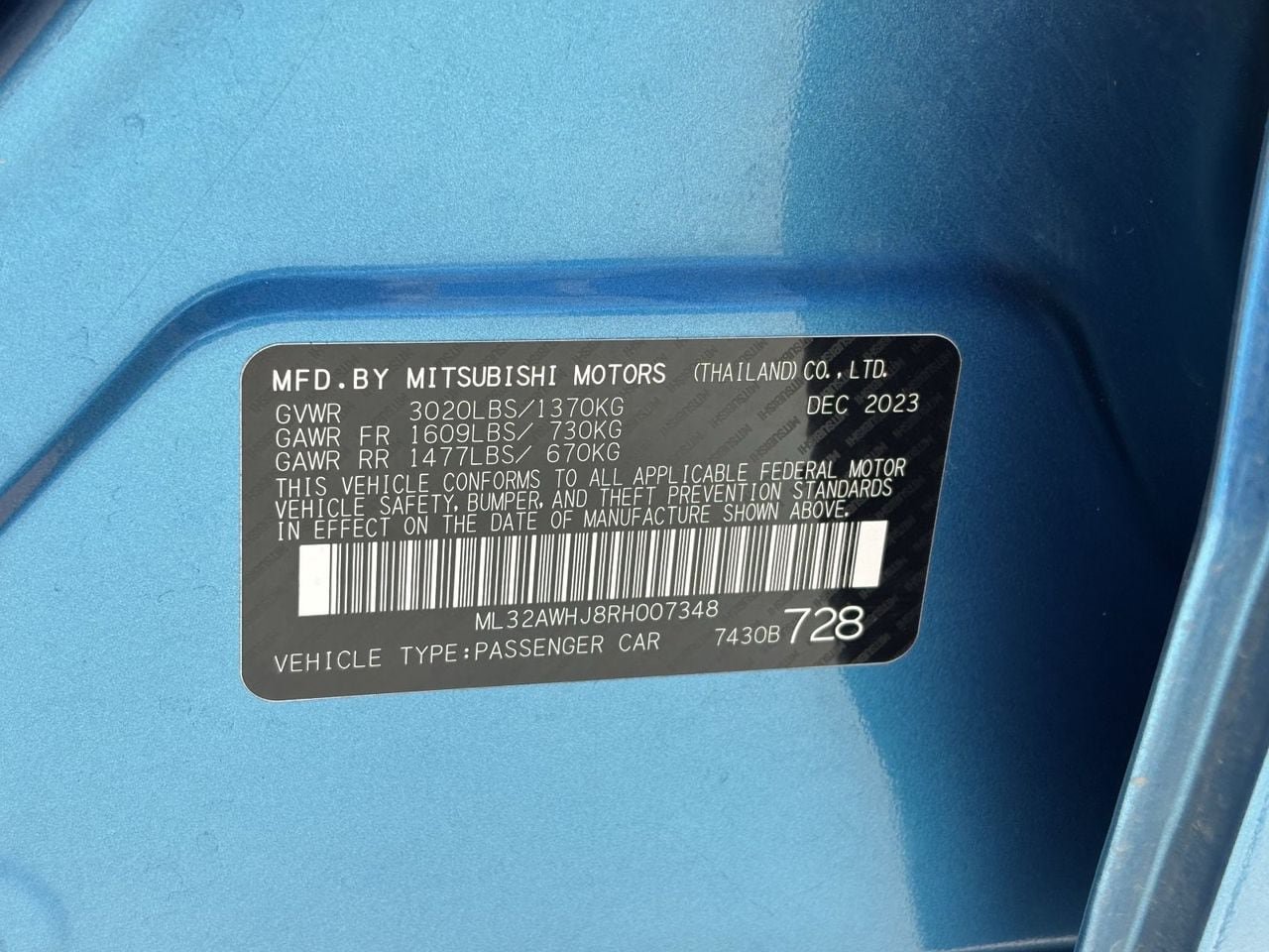 Used 2024 Mitsubishi Mirage Black Edition FWD image 30