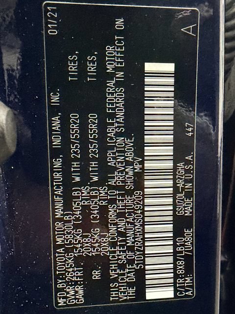 Used 2021 Toyota Highlander Limited FWD image 32