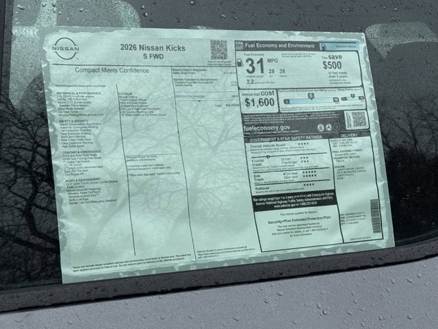 New 2026 Nissan Kicks S image 17