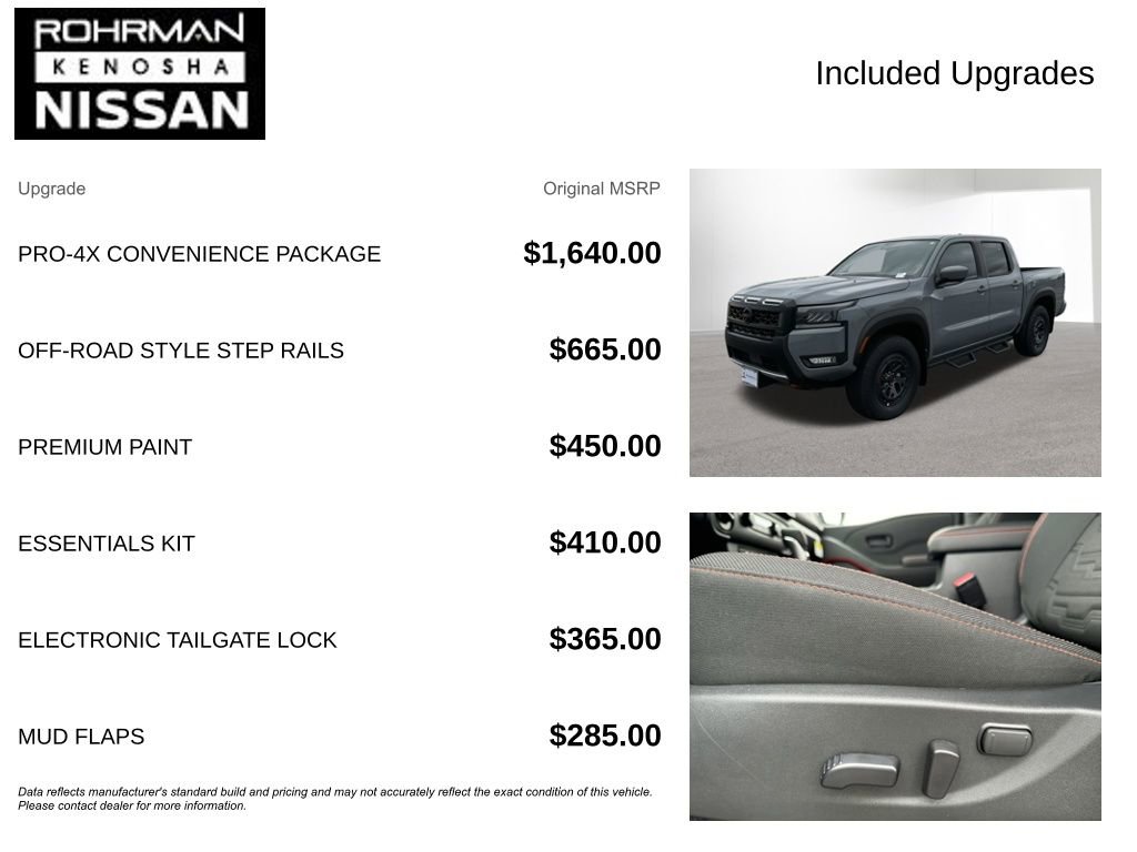 Used 2026 Nissan Frontier PRO-4X w/ Pro-4x Convenience Package image 4