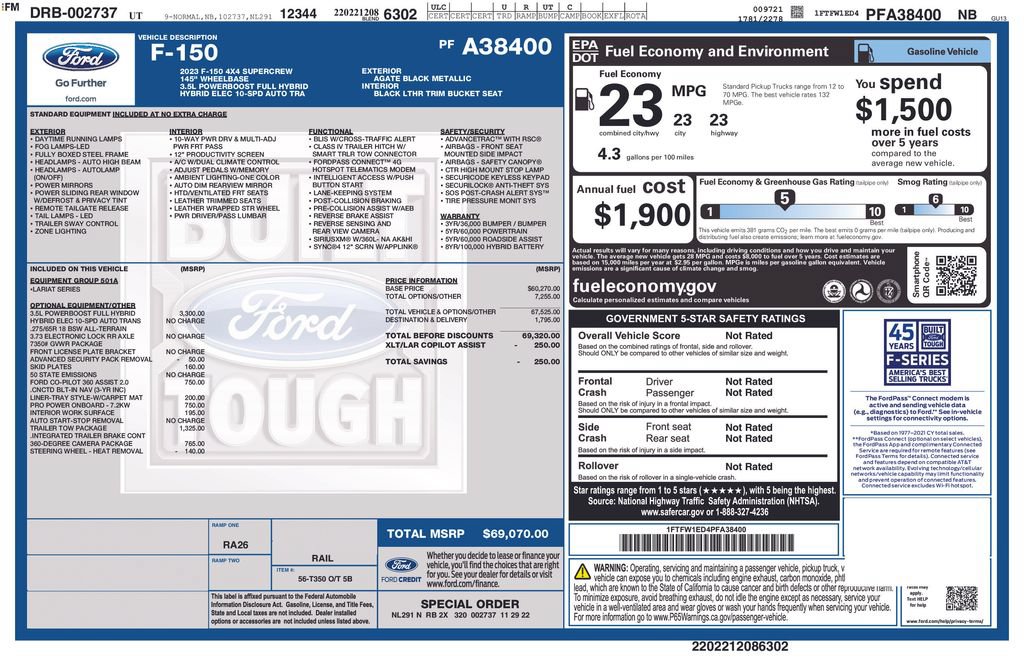 Certified 2023 Ford F150 Lariat w/ Trailer Tow Package AWD/4WD video 2
