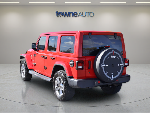 Used 2020 Jeep Wrangler Unlimited Sahara w/ Uconnect 4C Nav & Sound Group AWD/4WD image 3