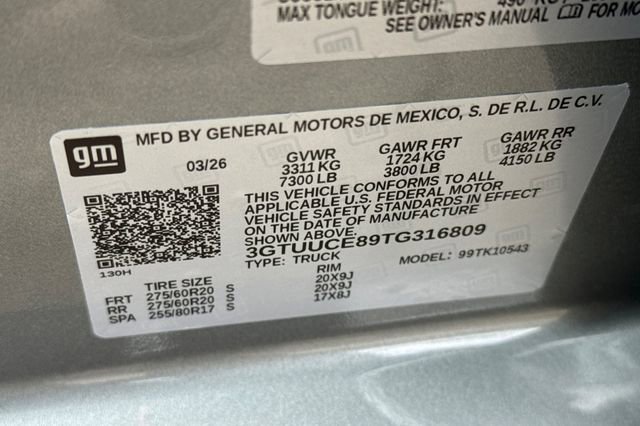 New 2026 GMC Sierra 1500 Elevation w/ Elevation Premium Package AWD/4WD image 34