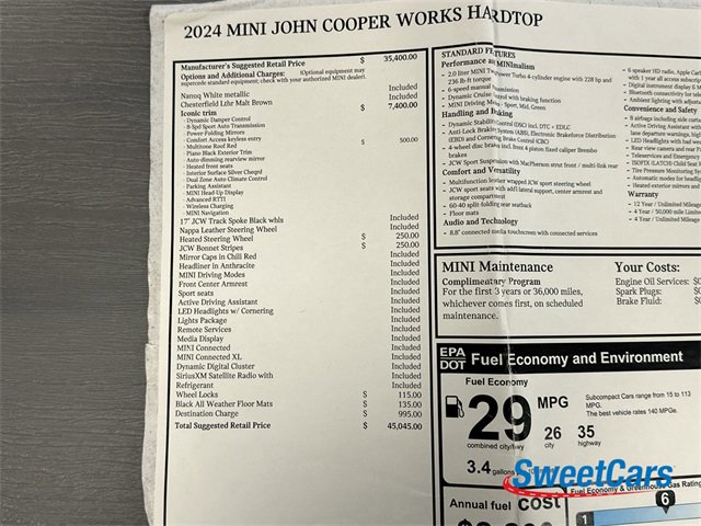 Used 2024 MINI Cooper John Cooper Works image 55