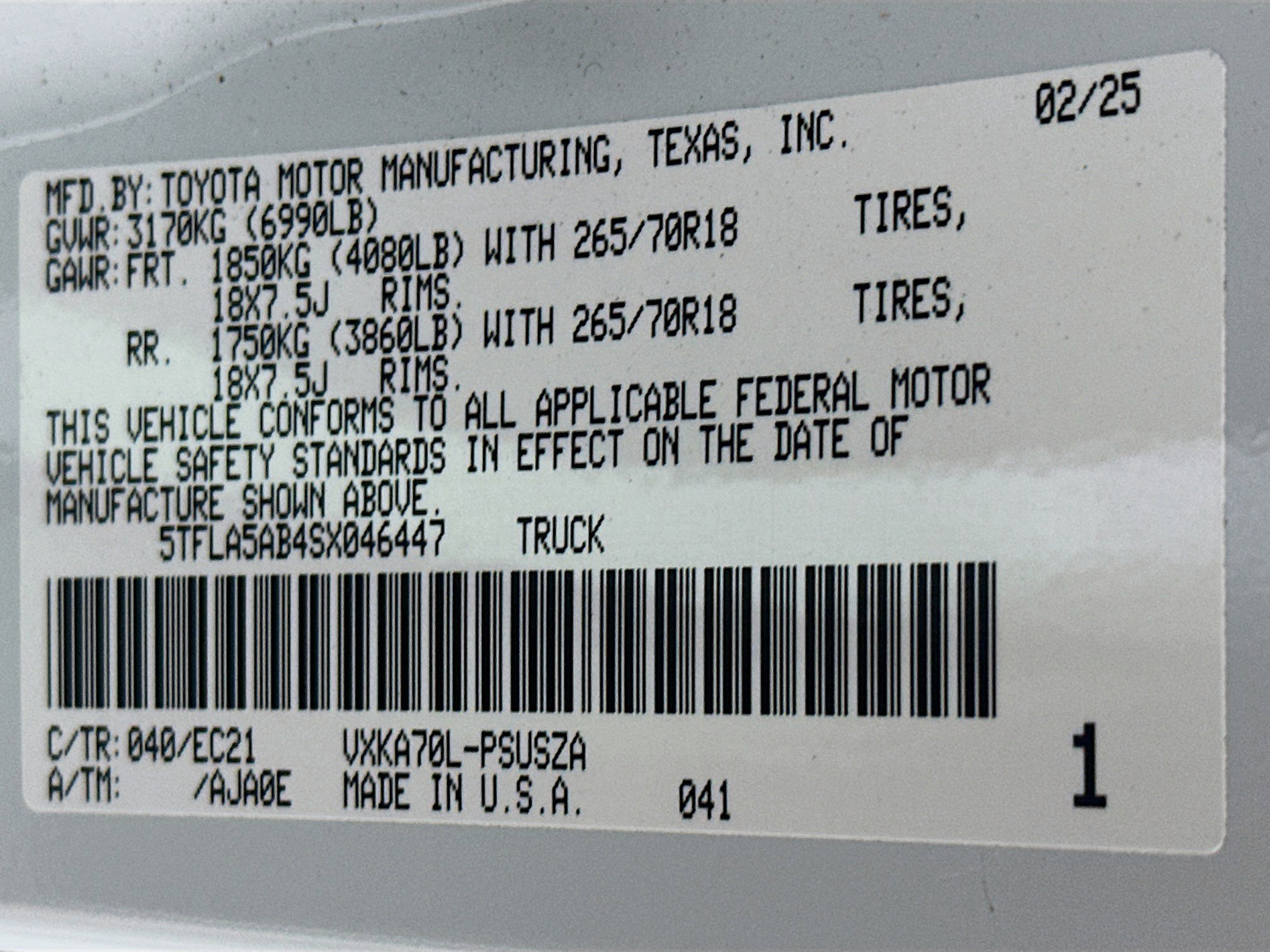 Used 2025 Toyota Tundra SR5 w/ SR5 Premium Package image 12