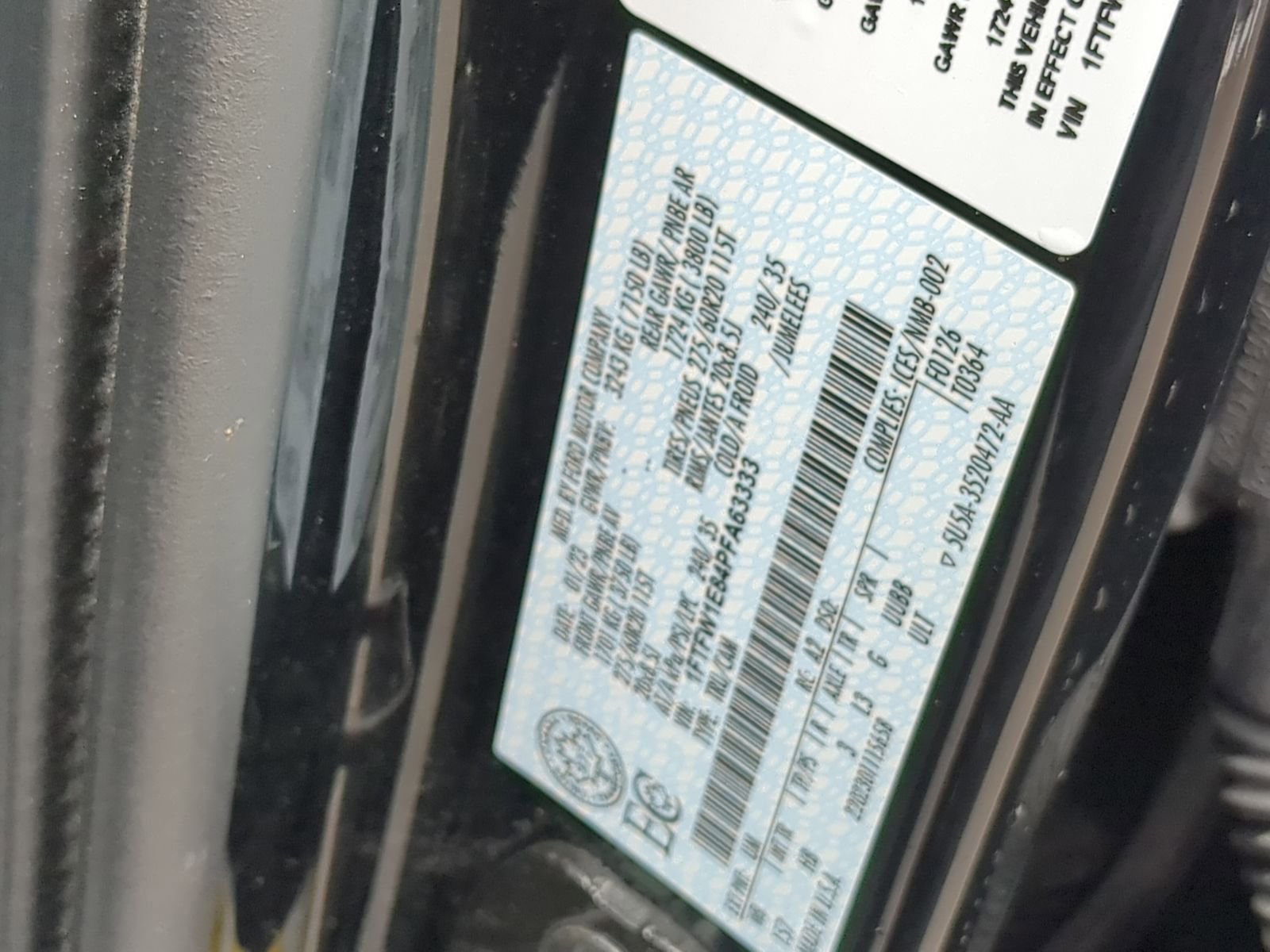 Used 2023 Ford F150 Lariat w/ Equipment Group 502A High image 40