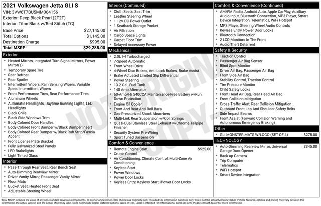 Used 2021 Volkswagen Jetta GLI image 33