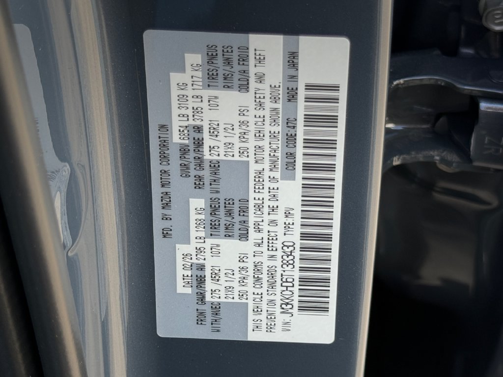 New 2026 MAZDA CX-90 3.3 Turbo w/ Premium Sport Pkg AWD/4WD image 29