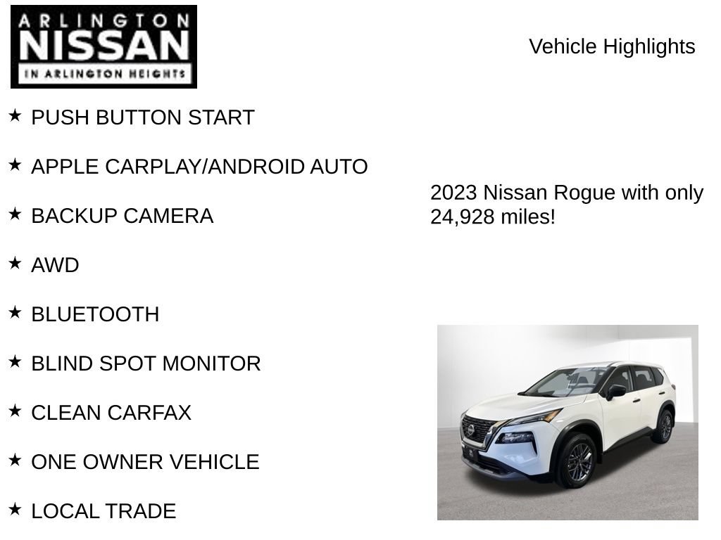 Used 2023 Nissan Rogue S AWD/4WD image 7