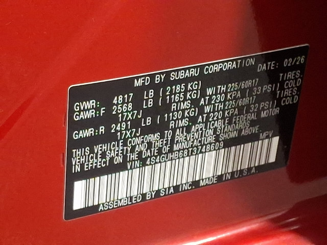 Certified 2026 Subaru Crosstrek 2.5i AWD/4WD image 27