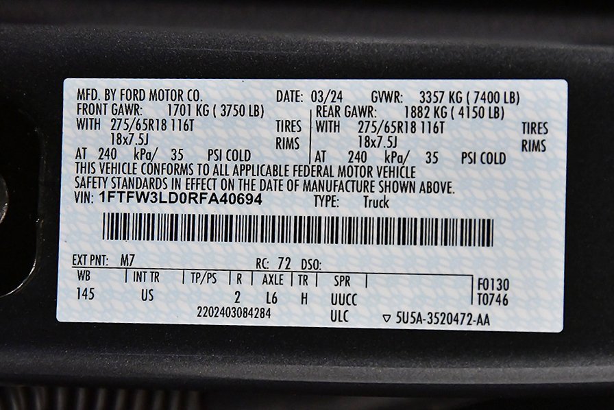 Used 2024 Ford F150 XLT w/ Mobile Office Package image 17