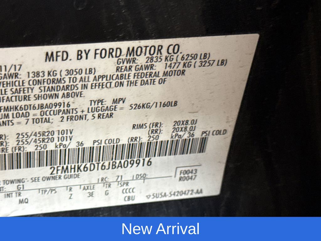 Used 2018 Ford Flex Limited w/ Equipment Group 303A AWD/4WD image 23