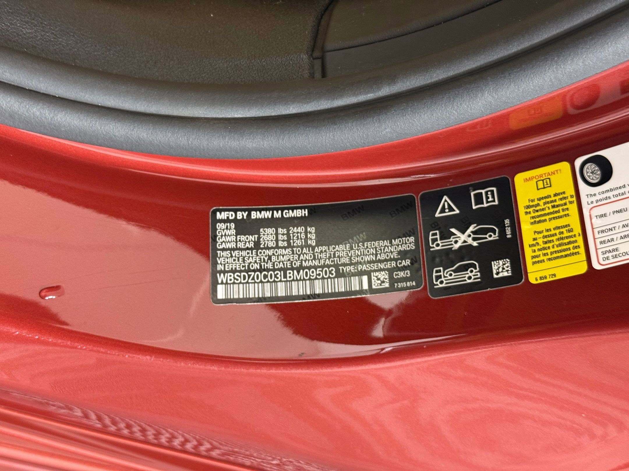 Used 2020 BMW M8 Convertible w/ M Driver's Package image 20