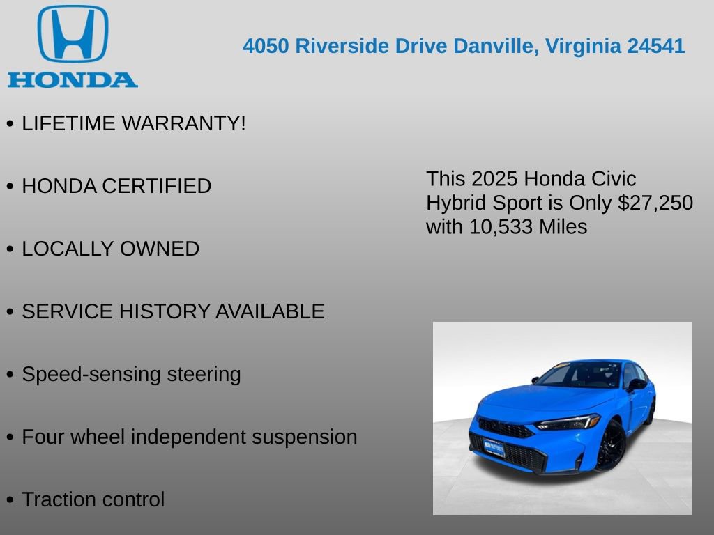 Used 2025 Honda Civic Sport image 7