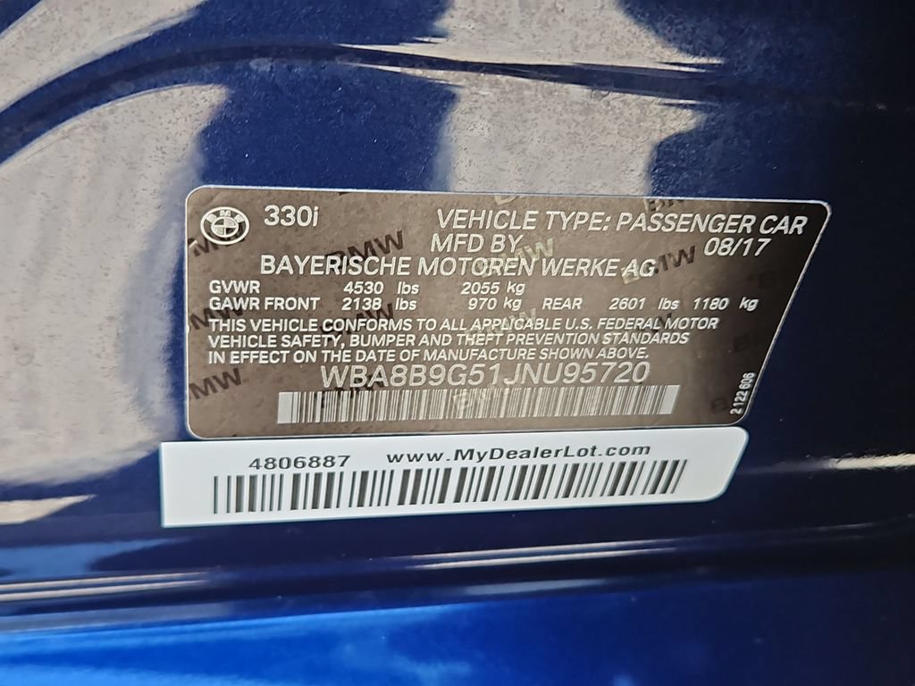 Used 2018 BMW 330i Sedan RWD image 31