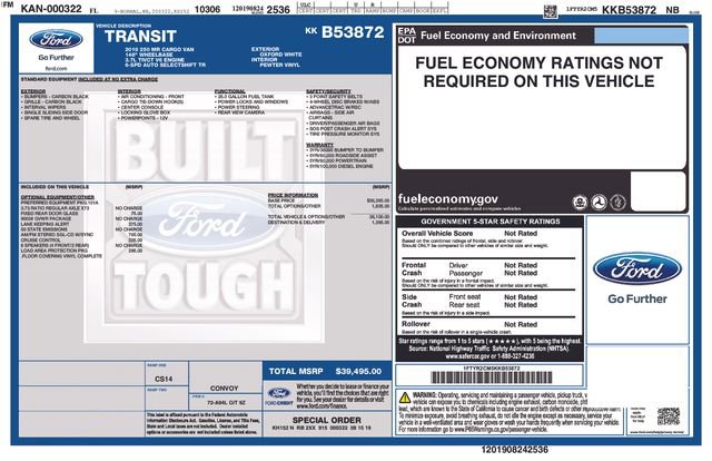 Used 2019 Ford Transit 250 148 Medium Roof image 2