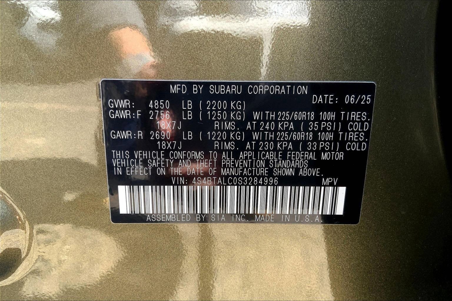 Certified 2025 Subaru Outback Onyx Edition image 32