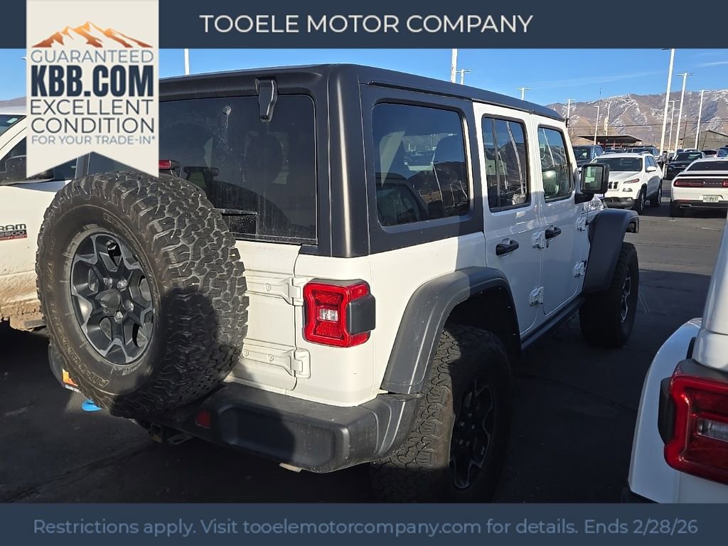Used 2021 Jeep Wrangler Unlimited Rubicon 4xe w/ Cold Weather Group image 2