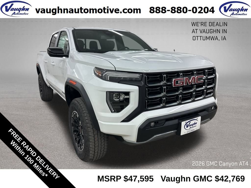 New 2026 GMC Canyon AT4