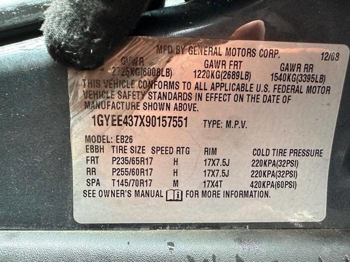 Used 2009 Cadillac SRX AWD w/ Third Row Seating Package image 39