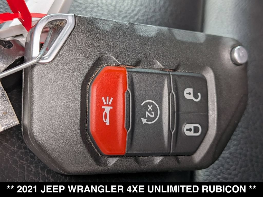 Used 2021 Jeep Wrangler Unlimited Rubicon 4xe w/ Steel Bumper Group AWD/4WD image 29