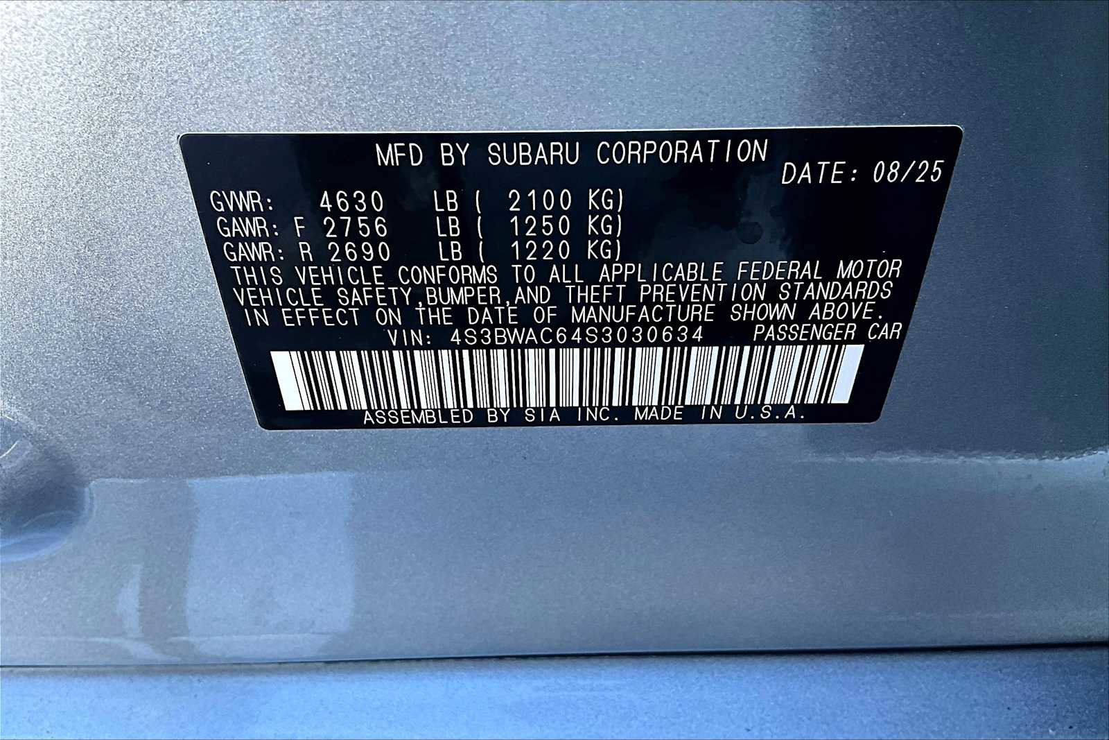 New 2025 Subaru Legacy Premium image 18