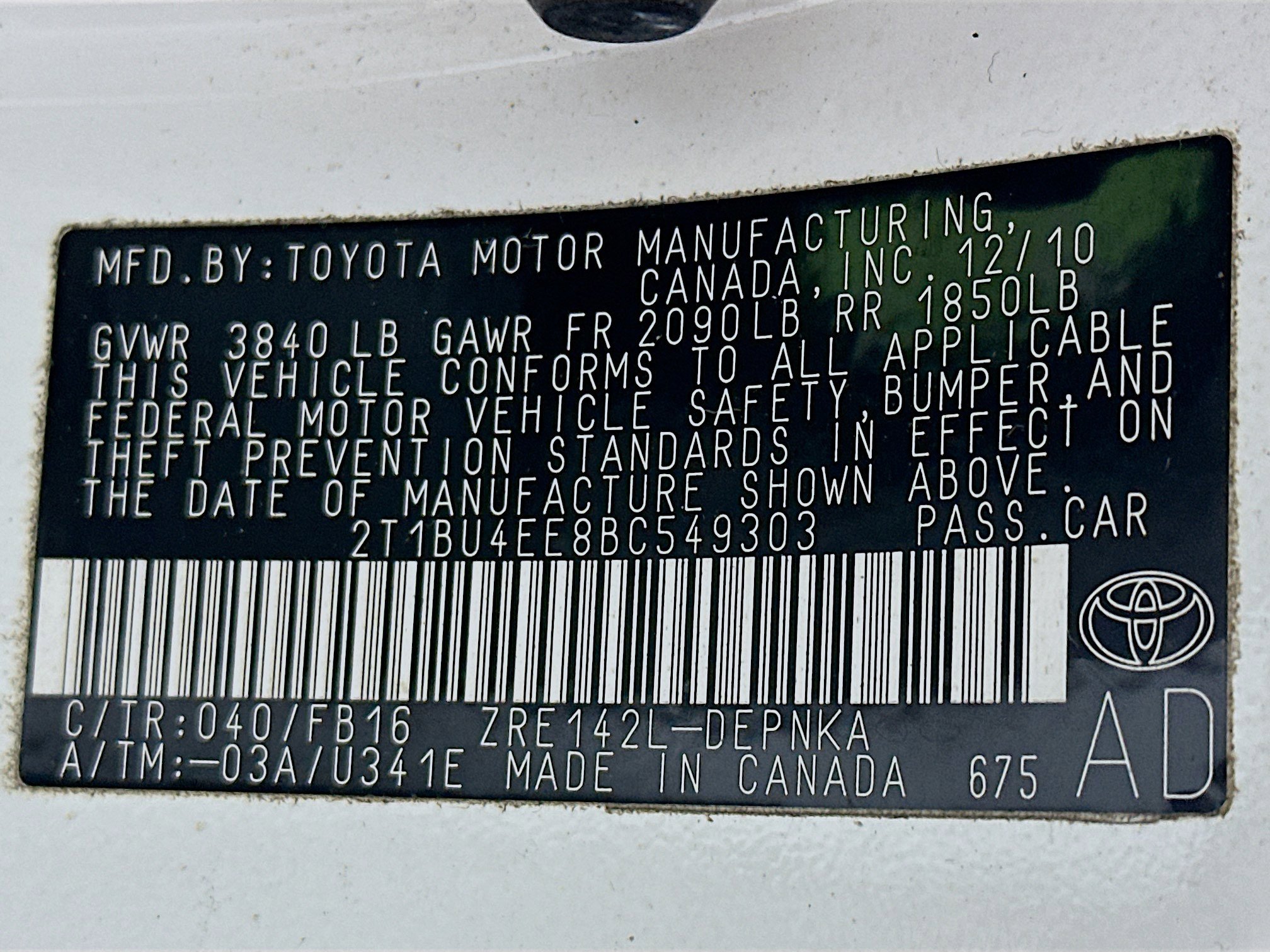 Used 2011 Toyota Corolla LE image 12