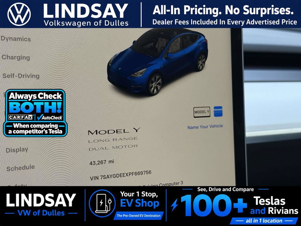 Used 2023 Tesla Model Y Long Range AWD/4WD image 21