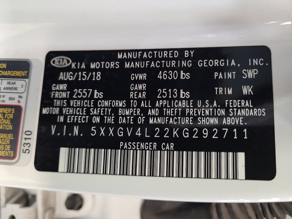Used 2019 Kia Optima SX FWD image 33
