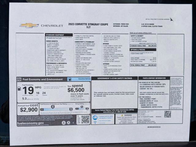 Certified 2023 Chevrolet Corvette Stingray Coupe w/ 1LT image 24