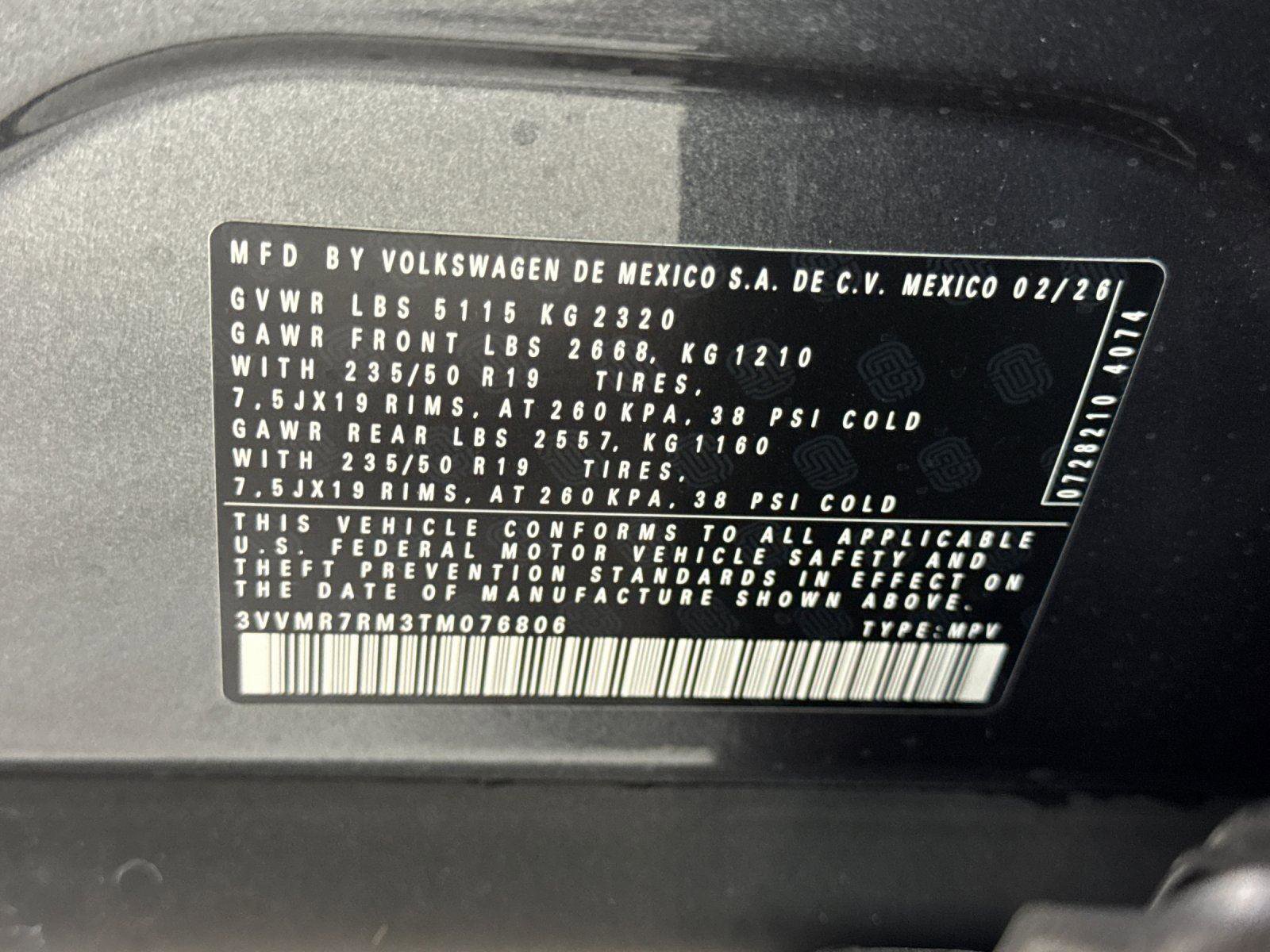 New 2026 Volkswagen Tiguan SE AWD/4WD image 27