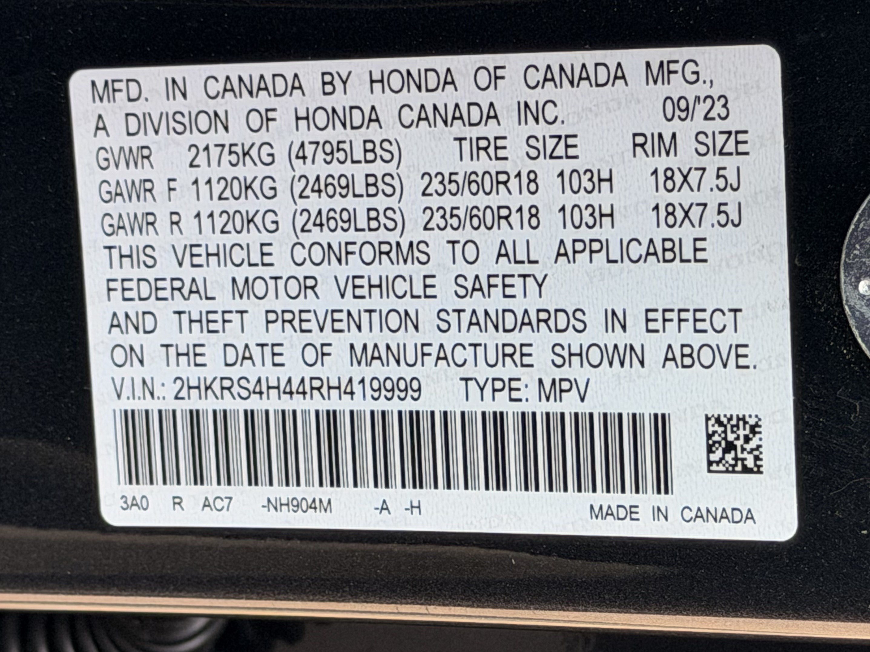 Certified 2024 Honda CR-V EX image 29