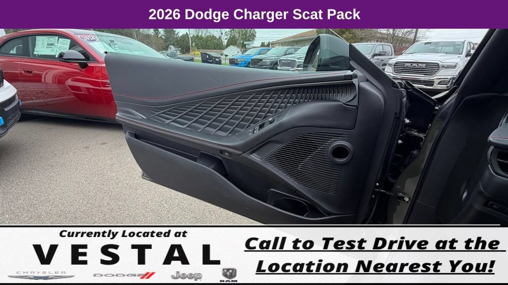 New 2026 Dodge Charger Scat Pack w/ Blacktop Package AWD/4WD image 53