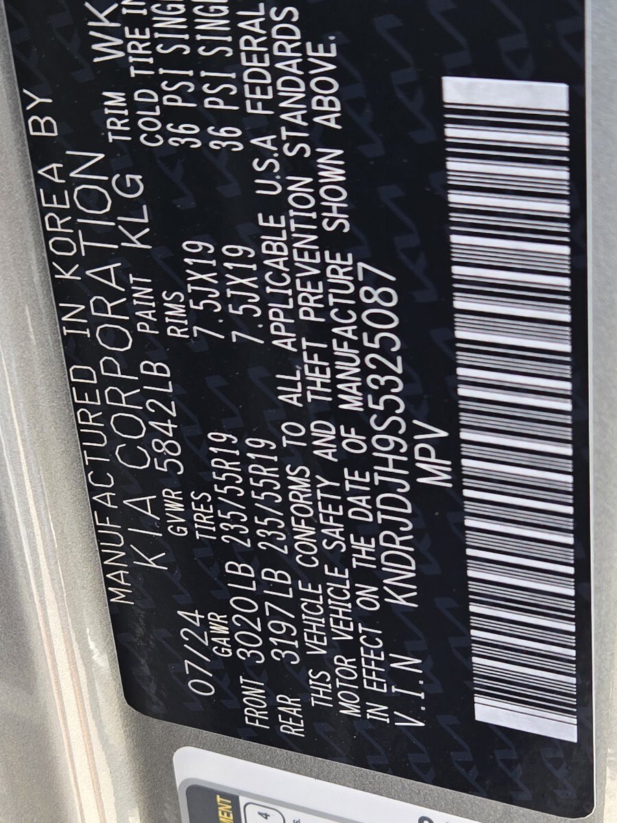 New 2025 Kia Sorento EX w/ EX Panoramic Sunroof Package image 23