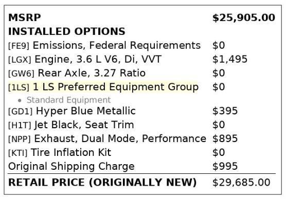 Used 2017 Chevrolet Camaro LS image 4