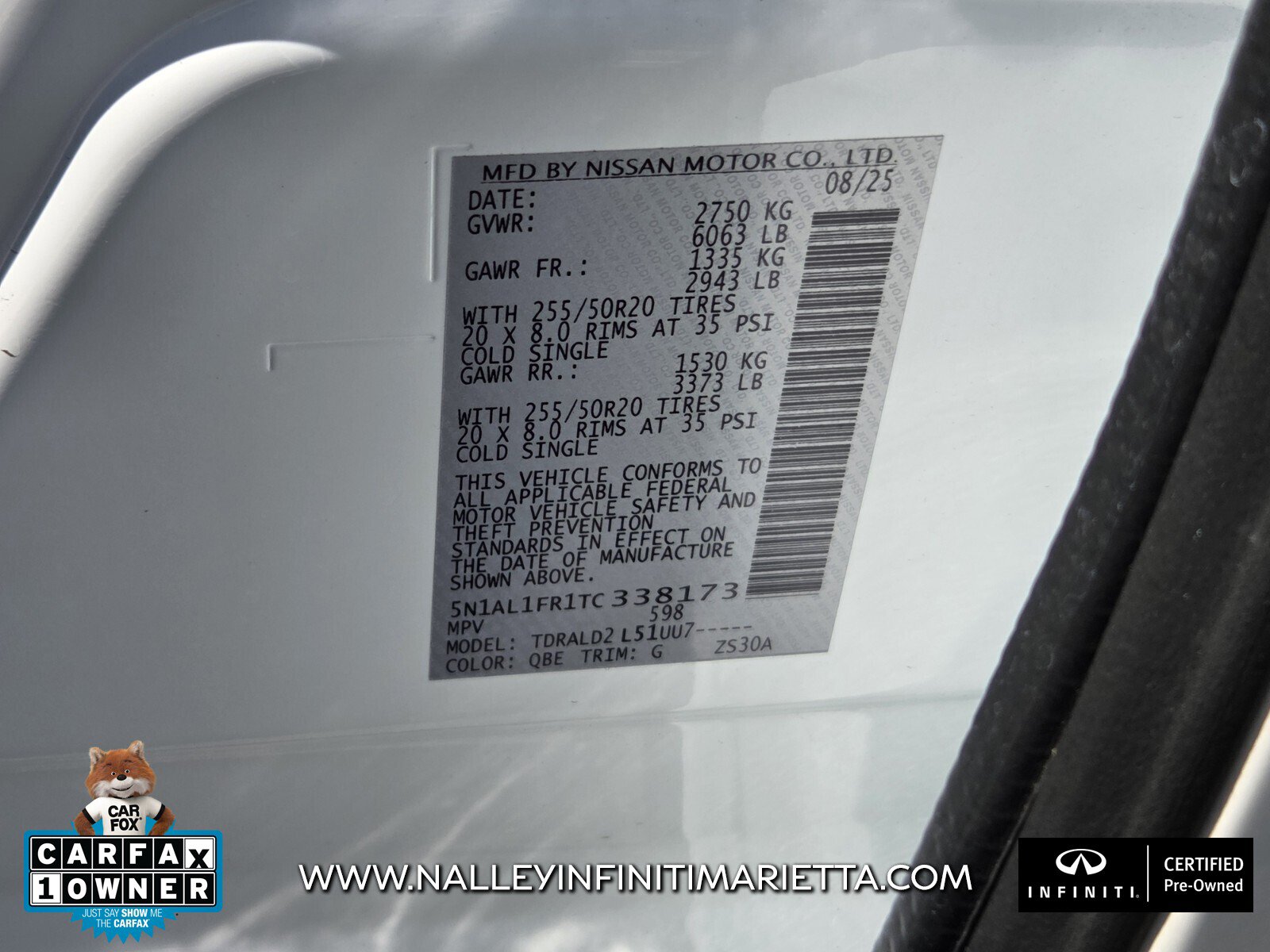 Used 2026 INFINITI QX60 Luxe w/ Cargo Package FWD image 37