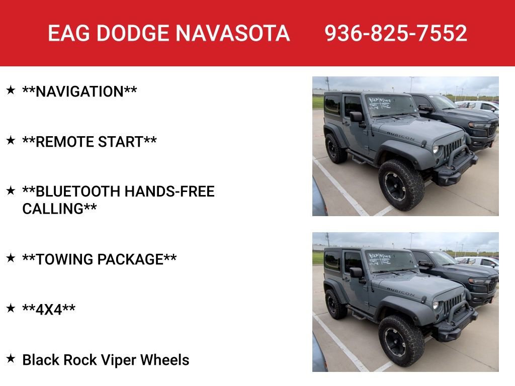 Used 2014 Jeep Wrangler Rubicon w/ Power Convenience Group AWD/4WD image 4