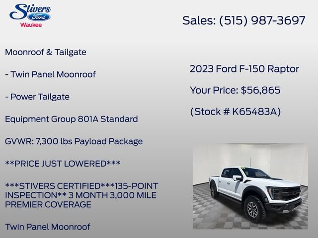 Used 2023 Ford F150 Raptor AWD/4WD image 8
