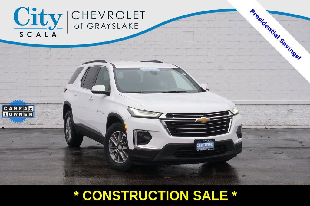 Certified 2023 Chevrolet Traverse LT w/ LPO, Floor Liner Package image 1