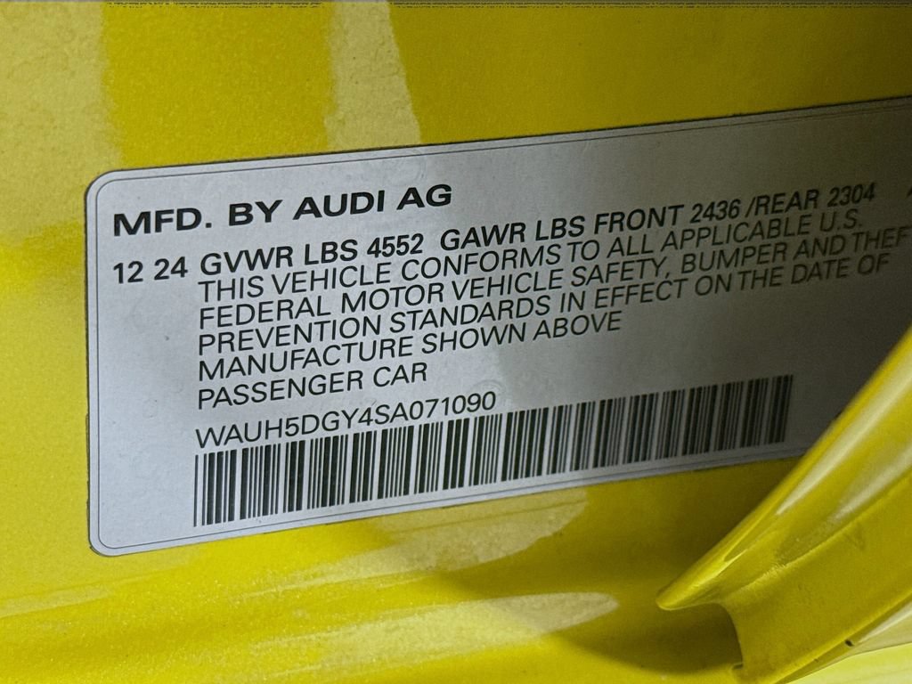Certified 2025 Audi S3 Premium Plus w/ Premium Plus Package AWD/4WD image 35