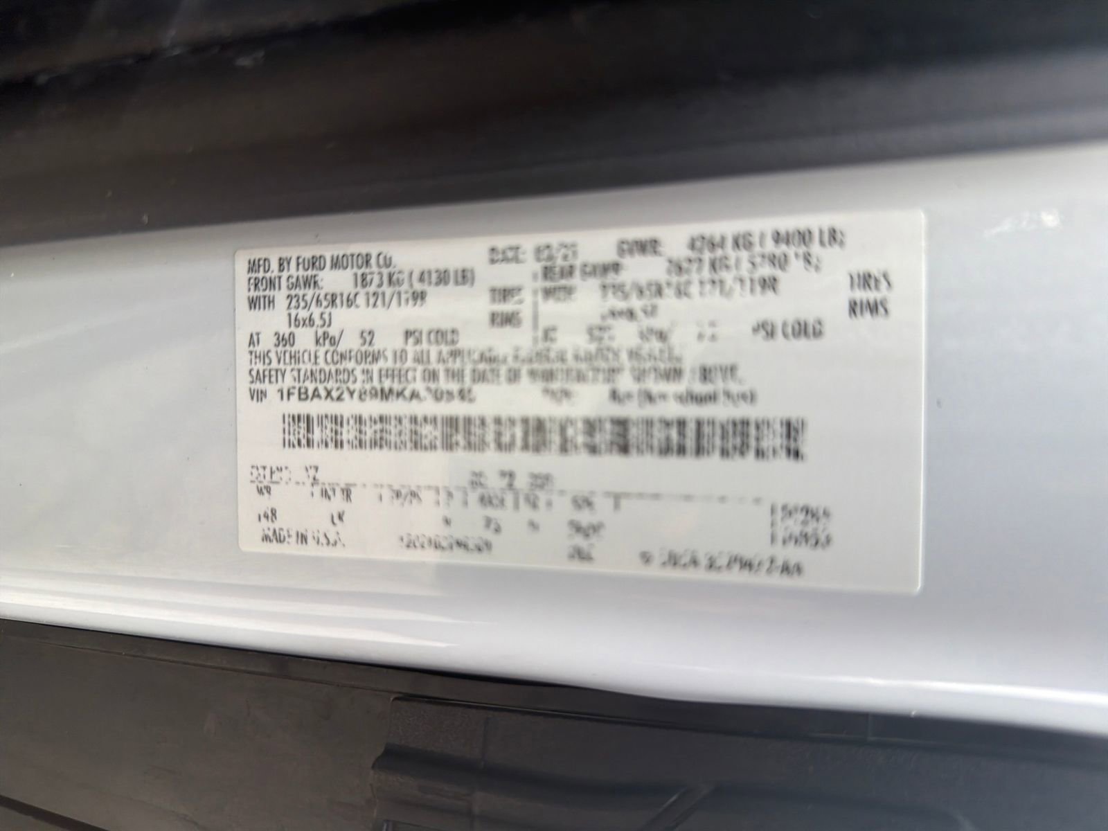 Used 2021 Ford Transit 350 XLT RWD image 28