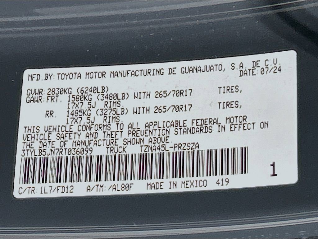 Used 2024 Toyota Tacoma TRD Off-Road w/ TRD Off Road Upgrade Package image 28